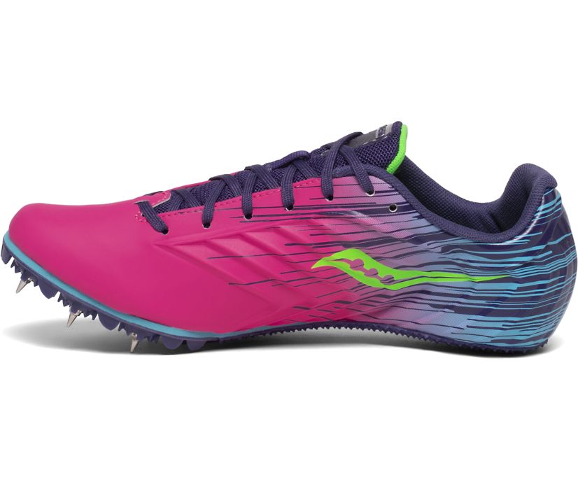 Saucony Spitfire 5 Women's Running Shoes Pink / Purple | Canada 203XYUF